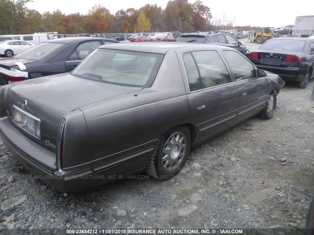 1G6KF5499WU796037 - 1998 CADILLAC DEVILLE CONCOURS GRAY photo 4