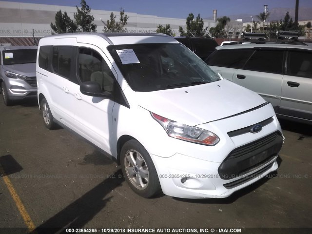 NM0GE9F71G1265598 - 2016 FORD TRANSIT CONNECT XLT WHITE photo 1