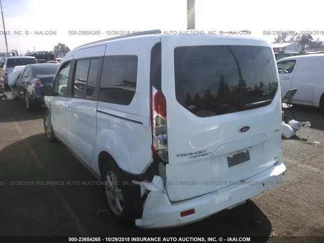 NM0GE9F71G1265598 - 2016 FORD TRANSIT CONNECT XLT WHITE photo 3