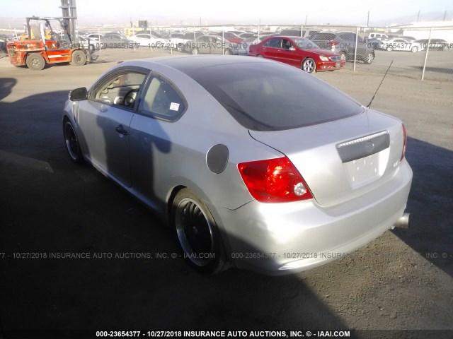 JTKDE177360112921 - 2006 TOYOTA SCION TC 银色 照片 3