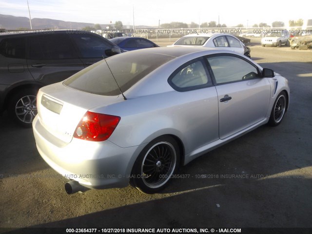 JTKDE177360112921 - 2006 TOYOTA SCION TC 银色 照片 4