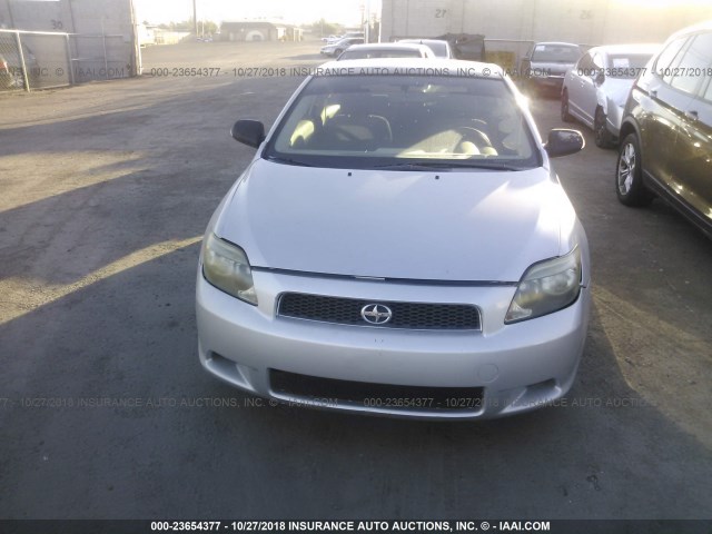 JTKDE177360112921 - 2006 TOYOTA SCION TC 银色 照片 6