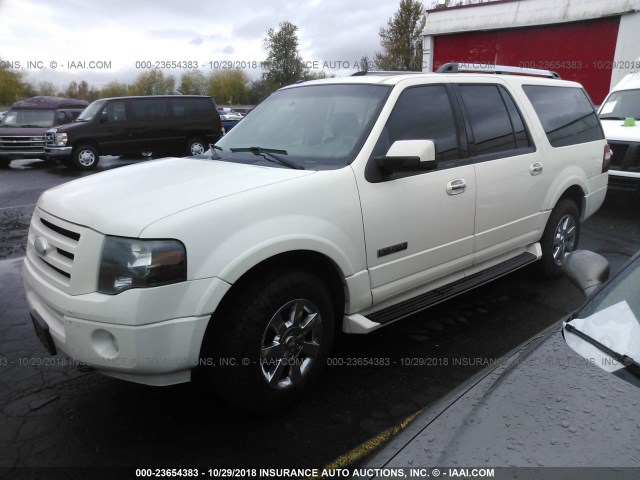 1FMFK20558LA72703 - 2008 FORD EXPEDITION EL LIMITED BEIGE photo 2