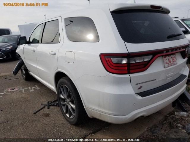 1C4RDJDG3JC290744 - 2018 DODGE DURANGO GT WHITE photo 11