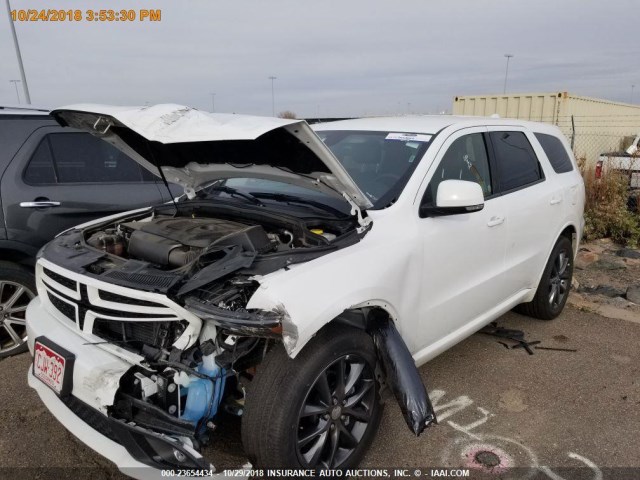 1C4RDJDG3JC290744 - 2018 DODGE DURANGO GT WHITE photo 12