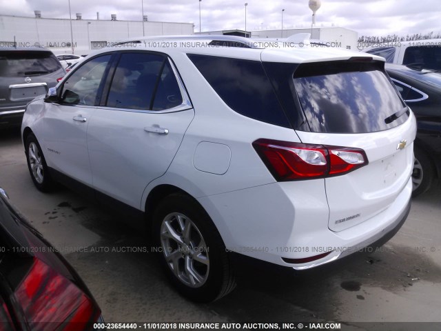 3GNAXMEV8JS633536 - 2018 CHEVROLET EQUINOX PREMIER WHITE photo 3