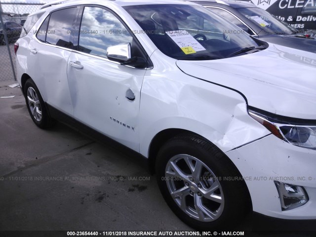 3GNAXMEV8JS633536 - 2018 CHEVROLET EQUINOX PREMIER WHITE photo 6