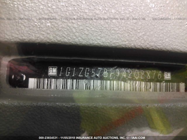 1G1ZG57B294202876 - 2009 CHEVROLET MALIBU LS Ağ foto 9