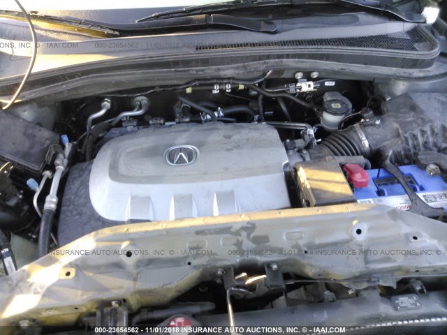 2HNYD2H66AH515832 - 2010 ACURA MDX TECHNOLOGY GRAY photo 10