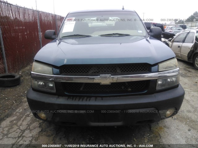 3GNEC12Z26G143851 - 2006 CHEVROLET AVALANCHE C1500 GREEN photo 6