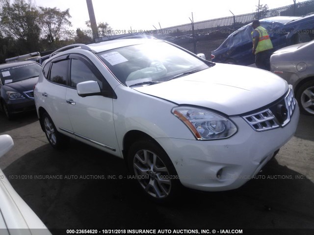 JN8AS5MV7CW365654 - 2012 NISSAN ROGUE S/SV WHITE photo 1