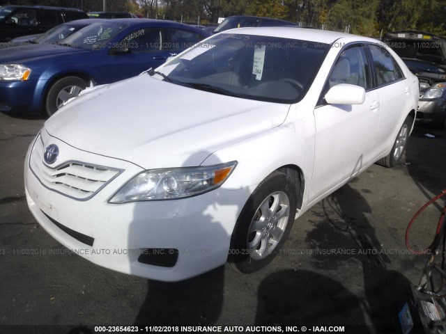 4T1BF3EK3BU635384 - 2011 TOYOTA CAMRY SE/LE/XLE თეთრი ფოტო 2