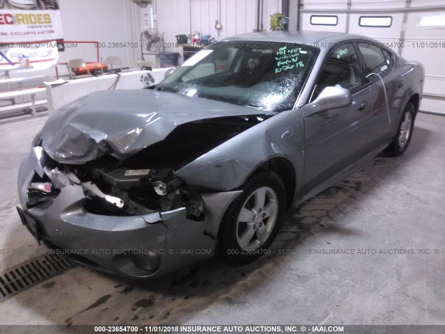 2G2WP552X81154667 - 2008 PONTIAC GRAND PRIX Մոխրագույն լուսանկար 2