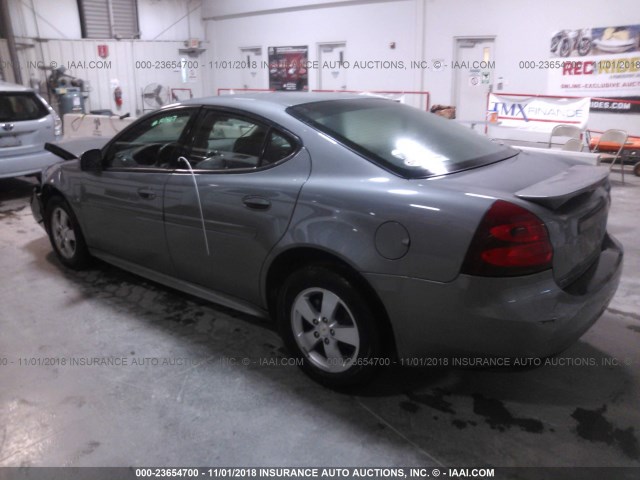 2G2WP552X81154667 - 2008 PONTIAC GRAND PRIX Մոխրագույն լուսանկար 3