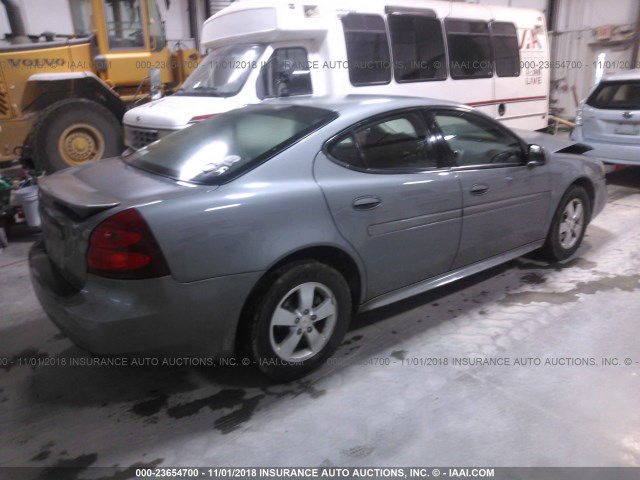 2G2WP552X81154667 - 2008 PONTIAC GRAND PRIX Մոխրագույն լուսանկար 4