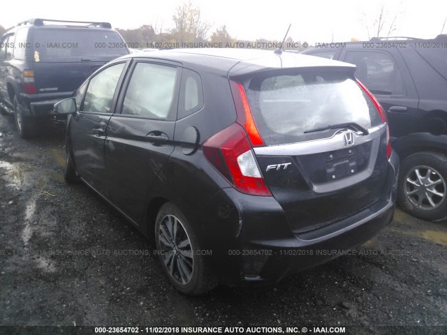 3HGGK5H81FM746075 - 2015 HONDA FIT EX/EXL BLACK photo 3