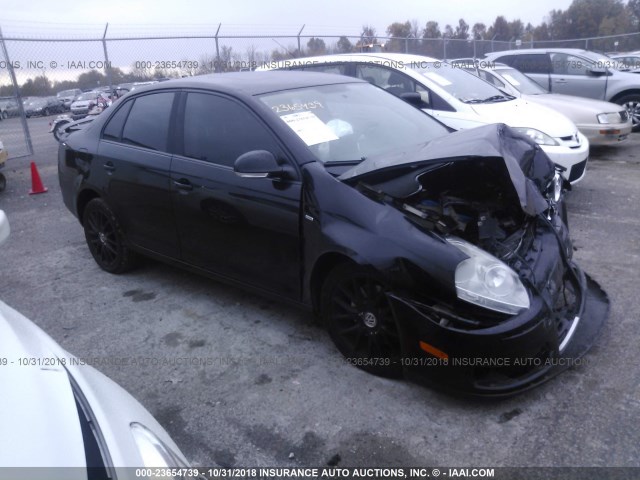 3VWRJ71KX8M122934 - 2008 VOLKSWAGEN JETTA WOLFSBURG 黑色 照片 1