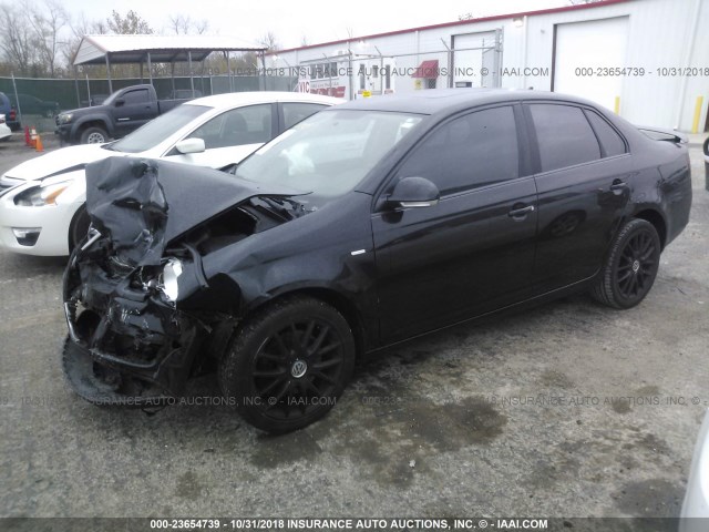 3VWRJ71KX8M122934 - 2008 VOLKSWAGEN JETTA WOLFSBURG 黑色 照片 2