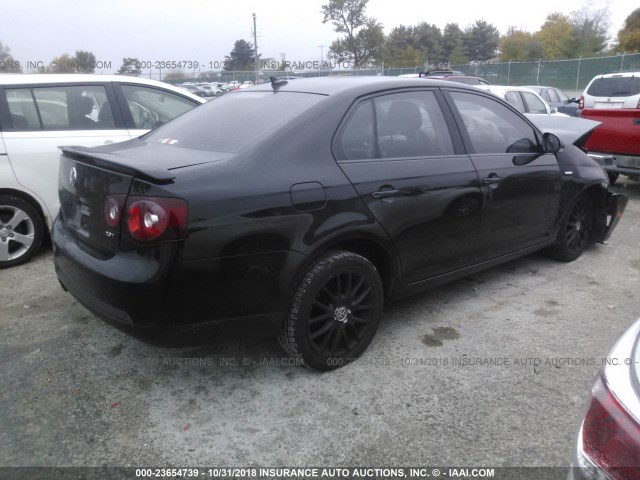 3VWRJ71KX8M122934 - 2008 VOLKSWAGEN JETTA WOLFSBURG 黑色 照片 4