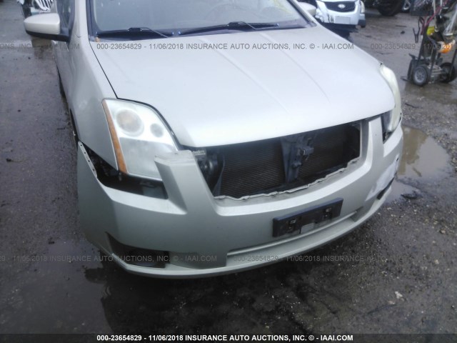 3N1AB61E27L658480 - 2007 NISSAN SENTRA 2.0/2.0S/2.0SL GOLD photo 6