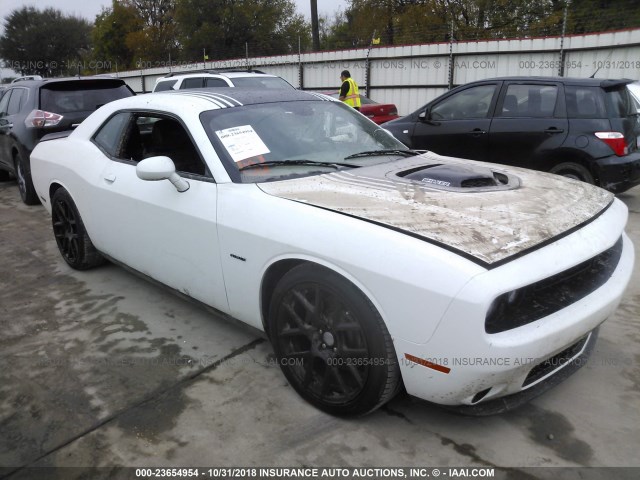 2C3CDZBT4FH873465 - 2015 DODGE CHALLENGER SXT PLUS WHITE photo 1