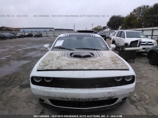 2C3CDZBT4FH873465 - 2015 DODGE CHALLENGER SXT PLUS WHITE photo 6