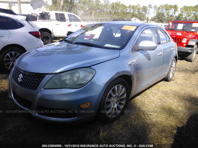 JS2RE9A34A6101617 - 2010 SUZUKI KIZASHI SE Light Blue photo 2