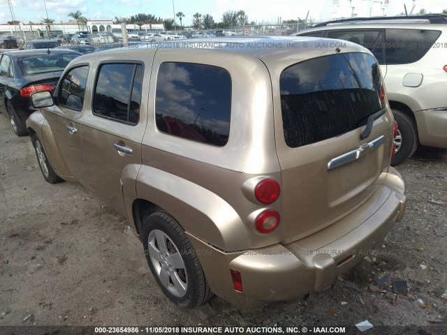 3GNDA13D46S577304 - 2006 CHEVROLET HHR LS Dorado foto 3