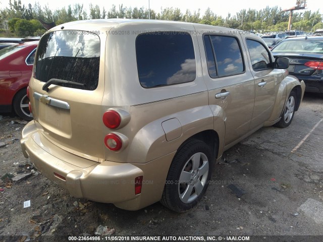 3GNDA13D46S577304 - 2006 CHEVROLET HHR LS Dorado foto 4