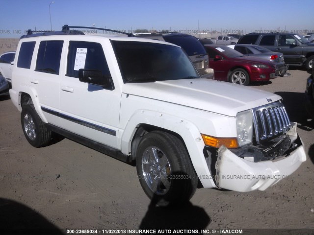 1J8HG58N76C339463 - 2006 JEEP COMMANDER LIMITED WHITE photo 1