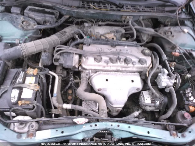 1HGCG56602A026596 - 2002 HONDA ACCORD EX GREEN photo 10