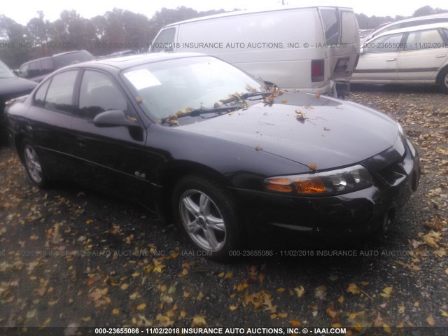 1G2HY52K14U227885 - 2004 PONTIAC BONNEVILLE SLE BLACK photo 1