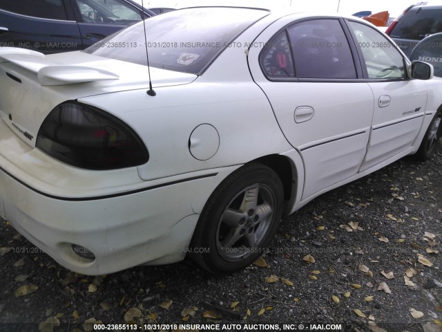 1G2NW52EXXM930442 - 1999 PONTIAC GRAND AM GT WHITE photo 4