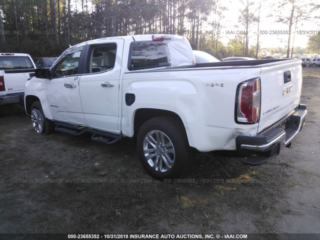 1GTG6DEN5K1110239 - 2019 GMC CANYON SLT WHITE photo 3