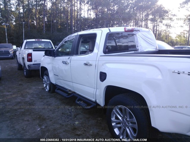 1GTG6DEN5K1110239 - 2019 GMC CANYON SLT WHITE photo 6