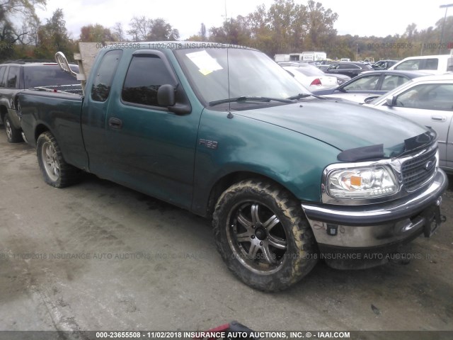 1FTDX1728VNA32232 - 1997 FORD F150 GREEN photo 1