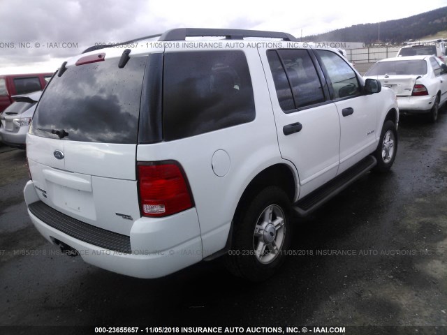 1FMZU73E45ZA47042 - 2005 FORD EXPLORER XLT/XLT SPORT/NBX 白色 照片 4