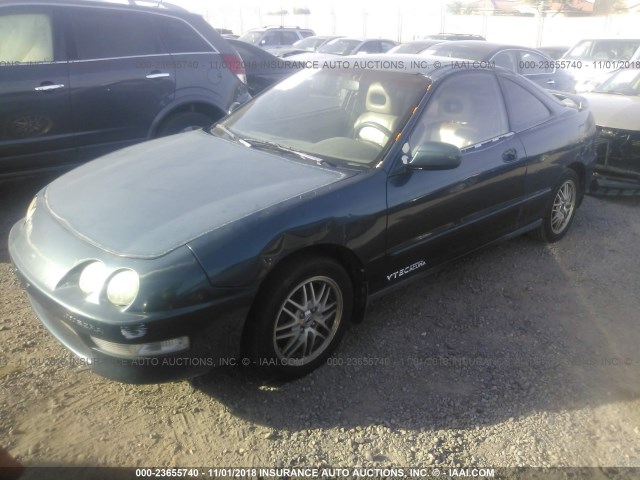 JH4DC4464WS009035 - 1998 ACURA INTEGRA GS GREEN photo 2