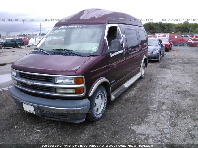 1GBFG15R811149503 - 2001 CHEVROLET EXPRESS G1500  PURPLE photo 6