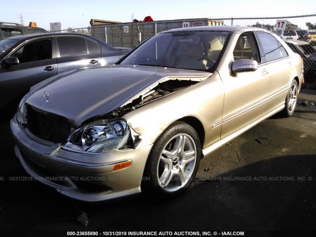 WDBNG70JX6A475479 - 2006 MERCEDES-BENZ S 430 GOLD photo 2