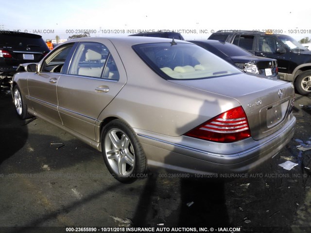 WDBNG70JX6A475479 - 2006 MERCEDES-BENZ S 430 GOLD photo 3