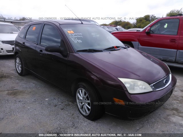 1FAFP37N77W349470 - 2007 FORD FOCUS ZX5/S/SE/SES MAROON photo 1