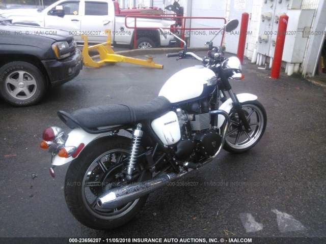 SMT900K19ET652958 - 2014 TRIUMPH MOTORCYCLE BONNEVILLE WHITE photo 4