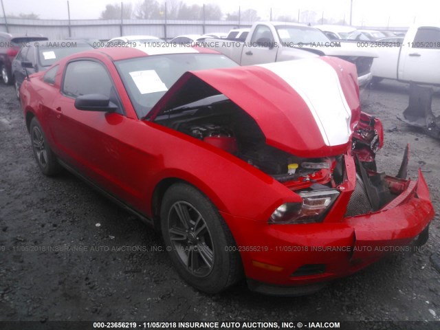 1ZVBP8AM9C5280297 - 2012 FORD MUSTANG RED photo 1