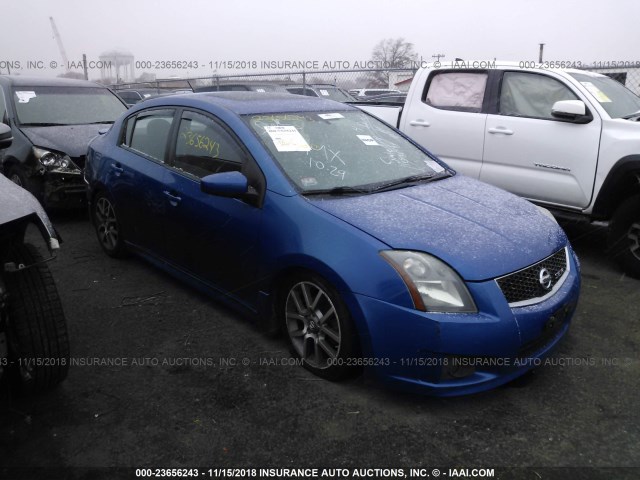 3N1BB61E88L740834 - 2008 NISSAN SENTRA SE-R BLUE photo 1