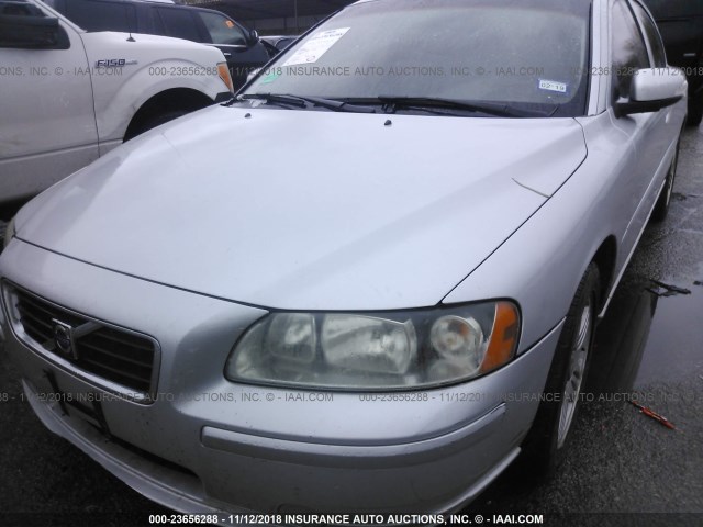 YV1RS592X72635545 - 2007 VOLVO S60 2.5T SILVER photo 6