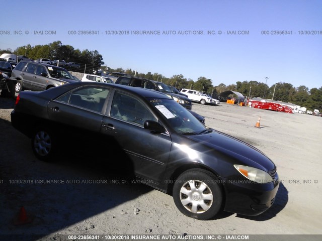 4T1BE32K63U243492 - 2003 TOYOTA CAMRY LE/XLE/SE BLACK photo 1