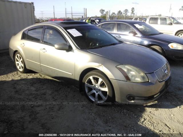 1N4BA41E04C904724 - 2004 NISSAN MAXIMA SE/SL GRAY photo 1