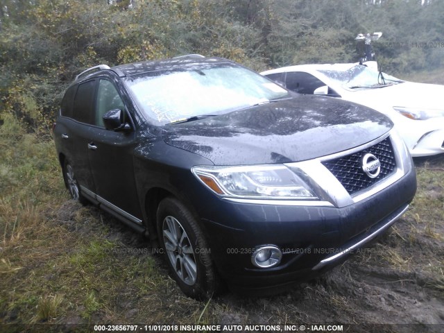 5N1AR2MN6FC653155 - 2015 NISSAN PATHFINDER S/SV/SL/PLATINUM BLACK photo 1
