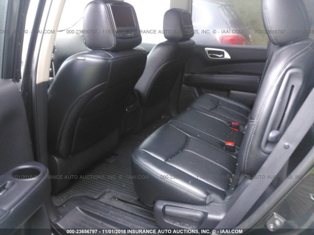 5N1AR2MN6FC653155 - 2015 NISSAN PATHFINDER S/SV/SL/PLATINUM BLACK photo 8